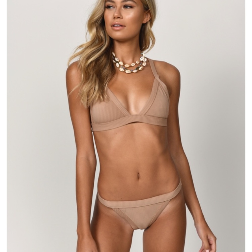 NWT Tobi Ribbed Bikini Set